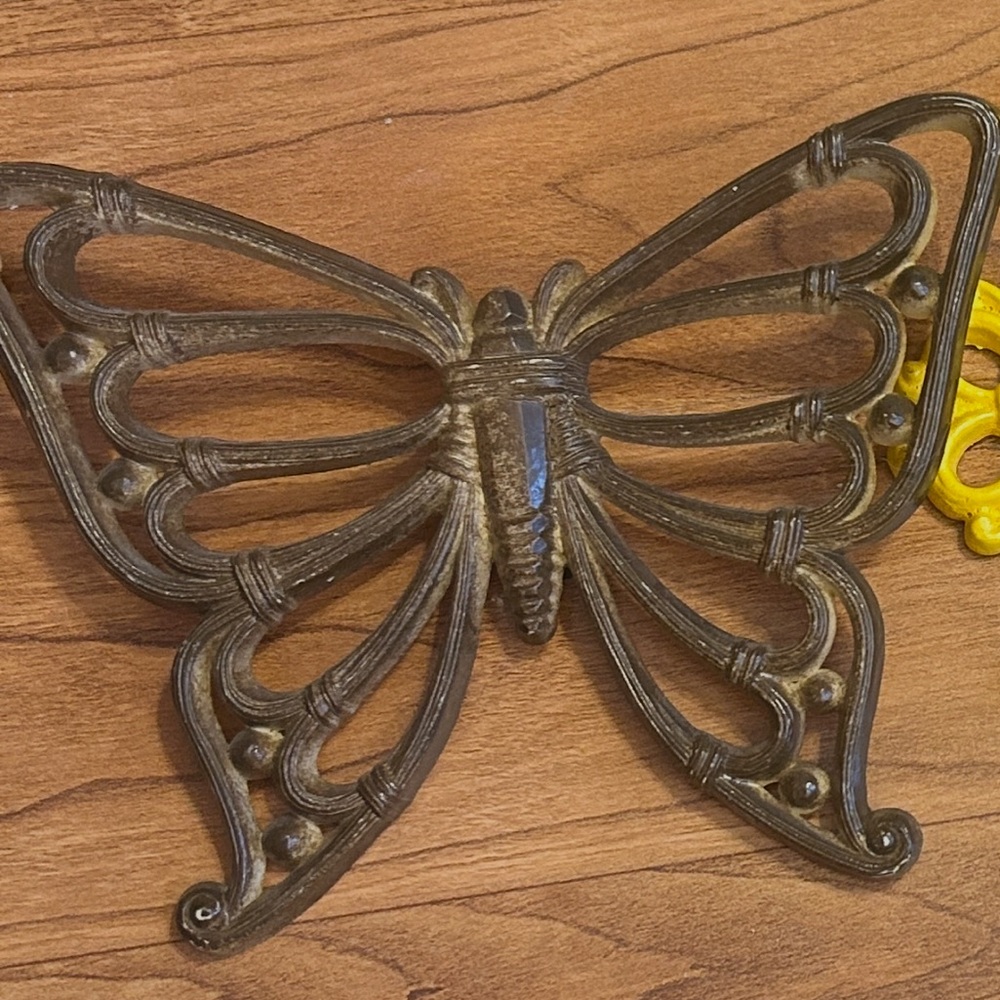 Vintage Homco Brown Butterfly